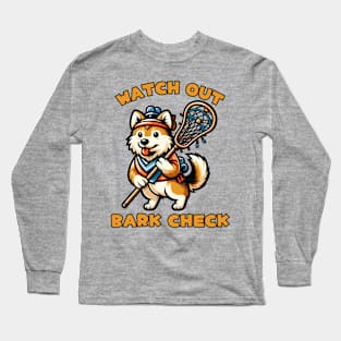 lacrosse dog Long Sleeve T-Shirt